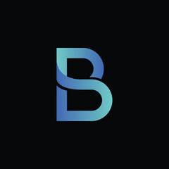Letter B Gradient Logo