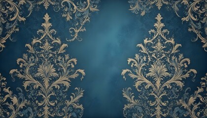 Clear Plain Shiny Warm Soft Vintage Bokeh Cloudy Wave Like Geometric Blue Background or Texture
