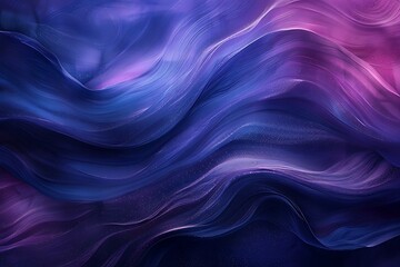 Obraz premium Abstract Purple Blue Swirling Waves Pattern Design