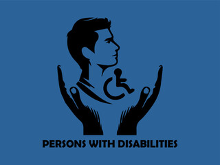 PrintSymbol representing disability wheel and Venus symbol suitable for disability awareness campaigns, inclusivity graphic designs, educational materials, and support organizations