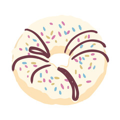 illustration of a donut