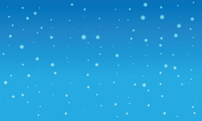 Snowflake Background. Snowfall In Sky Background. Christmas snowflakes. Heavy snowfall, snowflakes in different shapes and forms.