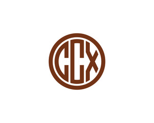 CCX Logo design vector template. CCX