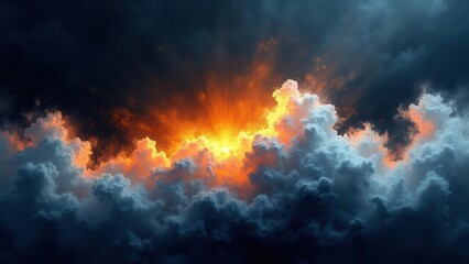 Fototapeta premium Twisting vapor shapes. Luminous steam clouds ripple over an inky void, evoking a sense of movement and flow. The clean and precise artwork is noise-free, captured in stunning 4K UHD quality.