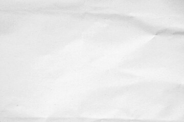 White recycled craft paper texture as background. Grey paper texture, Old vintage page or grunge vignette of old newspaper. Pattern rough art creased grunge letter. Hardboard with copy space for text.