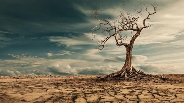 Deforestation-driven desertification and ecosystem collapse	
