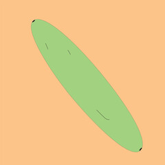  Farm cucumber icon cartoon and flat style