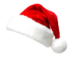 Santa hat isolated on white background