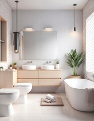 Fototapeta premium Bathroom interior