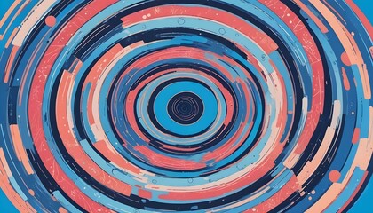 Clear Plain Shiny Warm Soft Vintage Bokeh Cloudy Wave Like Geometric Blue Background or Texture