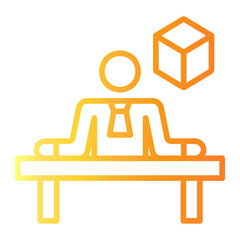 multitasking Line Gradient Icon