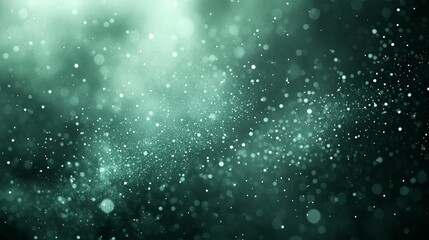 Obraz premium Dark Green Background with Fine Particles and Texture