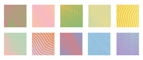 Wavy lines pattern