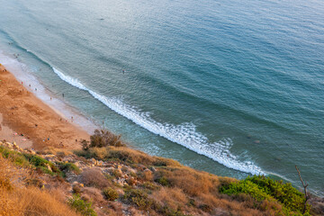 waves on the beach