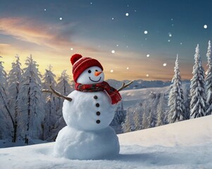 Obraz premium Winter background 