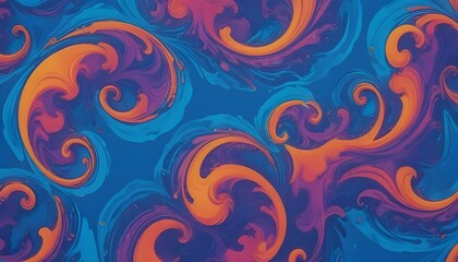 Clear Plain Shiny Warm Soft Vintage Bokeh Cloudy Wave Like Geometric Blue Background or Texture