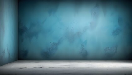 Clear Plain Shiny Warm Soft Vintage Bokeh Cloudy Wave Like Geometric Blue Background or Texture