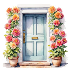 Fototapeta premium Bright in the door