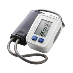 Blood pressure monitor isolated on white background