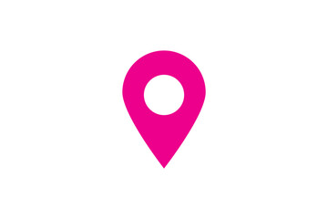 location icon set map pointer pin sign symbol red black outline destination icon place address navigation locator sign vector illustration