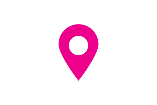 location icon set map pointer pin sign symbol red black outline destination icon place address navigation locator sign vector illustration