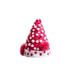 Birthday Girl Pink Ink  Hat  on Transparent Background
