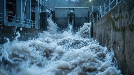 Hydropower: The production of electricity from flowing water, providing a renewable, low-emission energy option crucial for sustainable energy systems.
