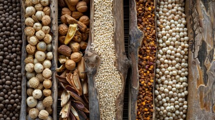 Obraz premium Biofuels: Fuels made from renewable plant and animal materials, offering a cleaner alternative to fossil fuels and reducing environmental impact. 