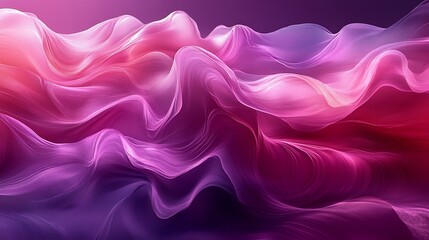 Obraz premium Abstract pink and purple flowing wave background.