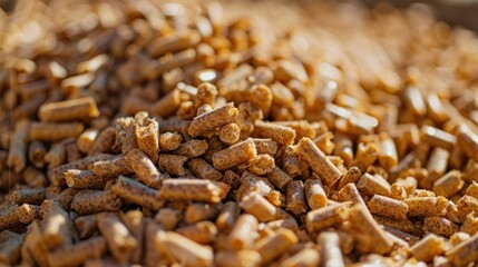 Obraz premium Biofuels: Renewable fuels sourced from plants and animals, offering an eco-friendly alternative to fossil fuels, helping to reduce environmental damage. 