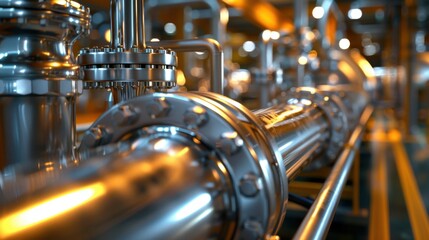 Fototapeta premium Carbon Capture: Methods used to capture and store carbon dioxide emissions, preventing their release into the atmosphere and helping combat global warming. 
