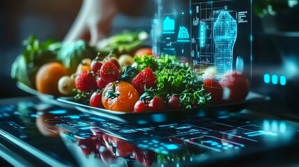 Futuristic AI-Driven Personalized Diet Plans: A digital platform that provides personalized diet recommendations based on AI analysis of health data.