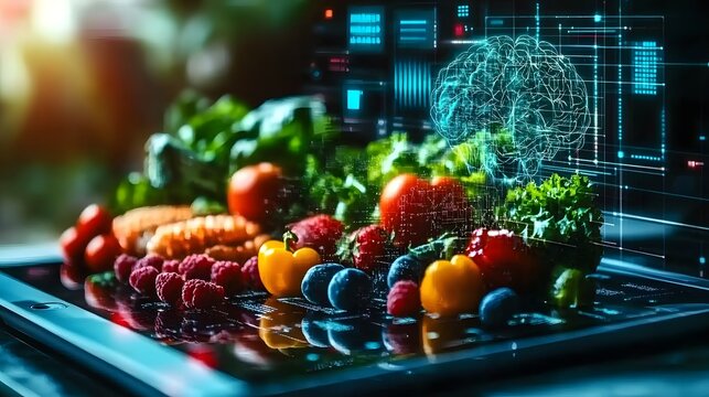Futuristic AI-Driven Personalized Diet Plans: A digital platform that provides personalized diet recommendations based on AI analysis of health data.