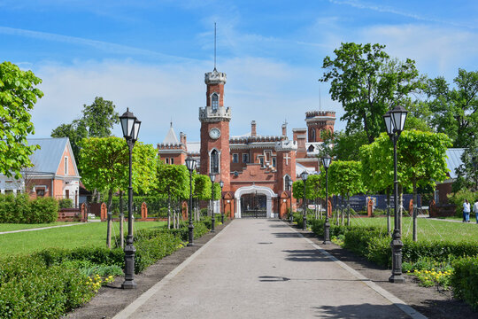 Garden of the Oldenburg Palace in the Ramon village, Voronezh region of Russia