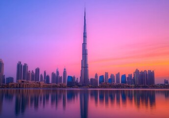 Fototapeta premium Radiant Pink Apple in a Splash of Refreshing Water