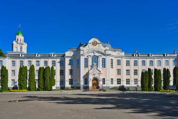 Obraz premium Main entrance of the Voronezh State Agrarian University, Voronezh region of Russia
