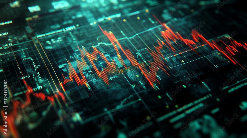 Poster data visualization trends technology sector infographic analysis digital environment informatic view