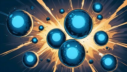 Clear Plain Shiny Warm Soft Vintage Bokeh Cloudy Wave Like Geometric Blue Background or Texture