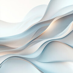 Fototapeta premium Soft flowing waves create serene and calming atmosphere in this abstract design