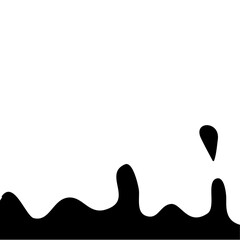 Hot liquid lava puddle