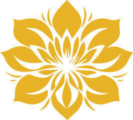 Beautiful flower art and mandala vector design