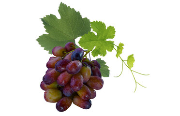 Fototapeta premium there is a bunch of red grapes