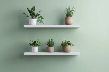 Stylish Minimalist Floating Wall Shelves in Various Finishes for Modern Home Decor