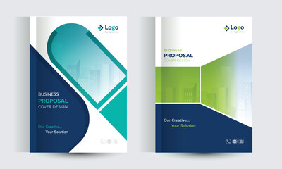 Corporate Business Proposal Cover Design Template