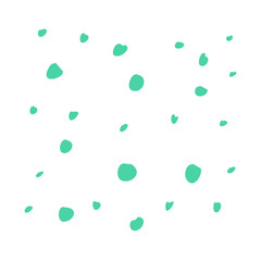 Hand drawn abstract dots pattern