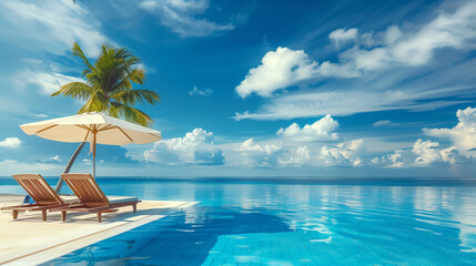 Naklejka premium beach in maldives