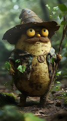 potato man in the forest 