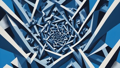 Clear Plain Shiny Warm Soft Vintage Bokeh Cloudy Wave Like Geometric Blue Background or Texture