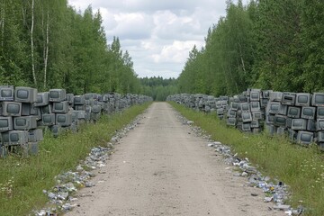 Community e-waste collection day promoting responsible recycling efforts