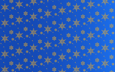 Christmas background pattren with  snowflakes with gradient color, background  for christmas